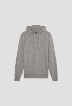 Carded wool hoodie ESSENTIAL - Ferrante | img vers.300x/